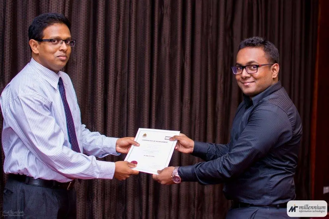Certificate indicating placement on the Dean's List at the University of Moratuwa.