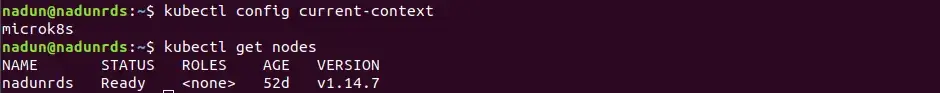 Kubectl Config Current Context Output